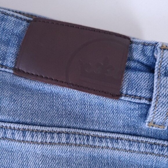 $218 Peter Millar Mens Crown Crafted Tailored Fit Blue Jeans Size 33x29 - Picture 10 of 10